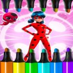 Miraculous Ladybug Coloring Game