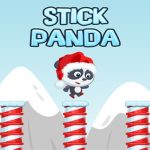 Sticky Panda Stickying Over It with Panda Game